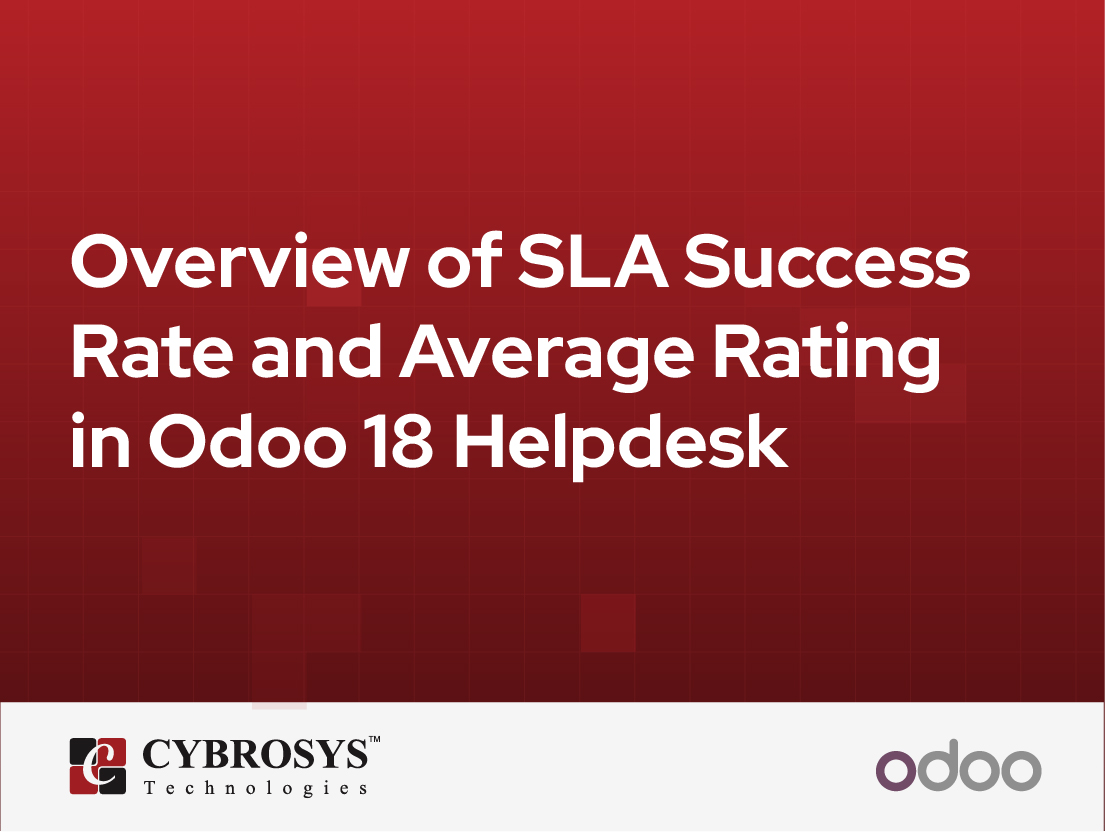  Overview of SLA Success Rate and Average Rating in Odoo 18 Helpdesk