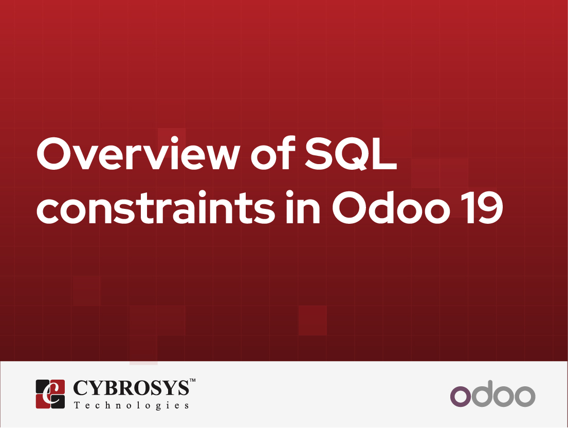  Overview of SQL constraints in Odoo 19