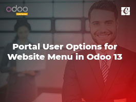  Portal User Options for Website Menu in Odoo 13