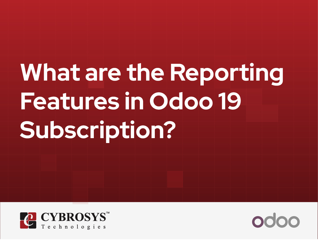  What are the Reporting Features in Odoo 19 Subscription?