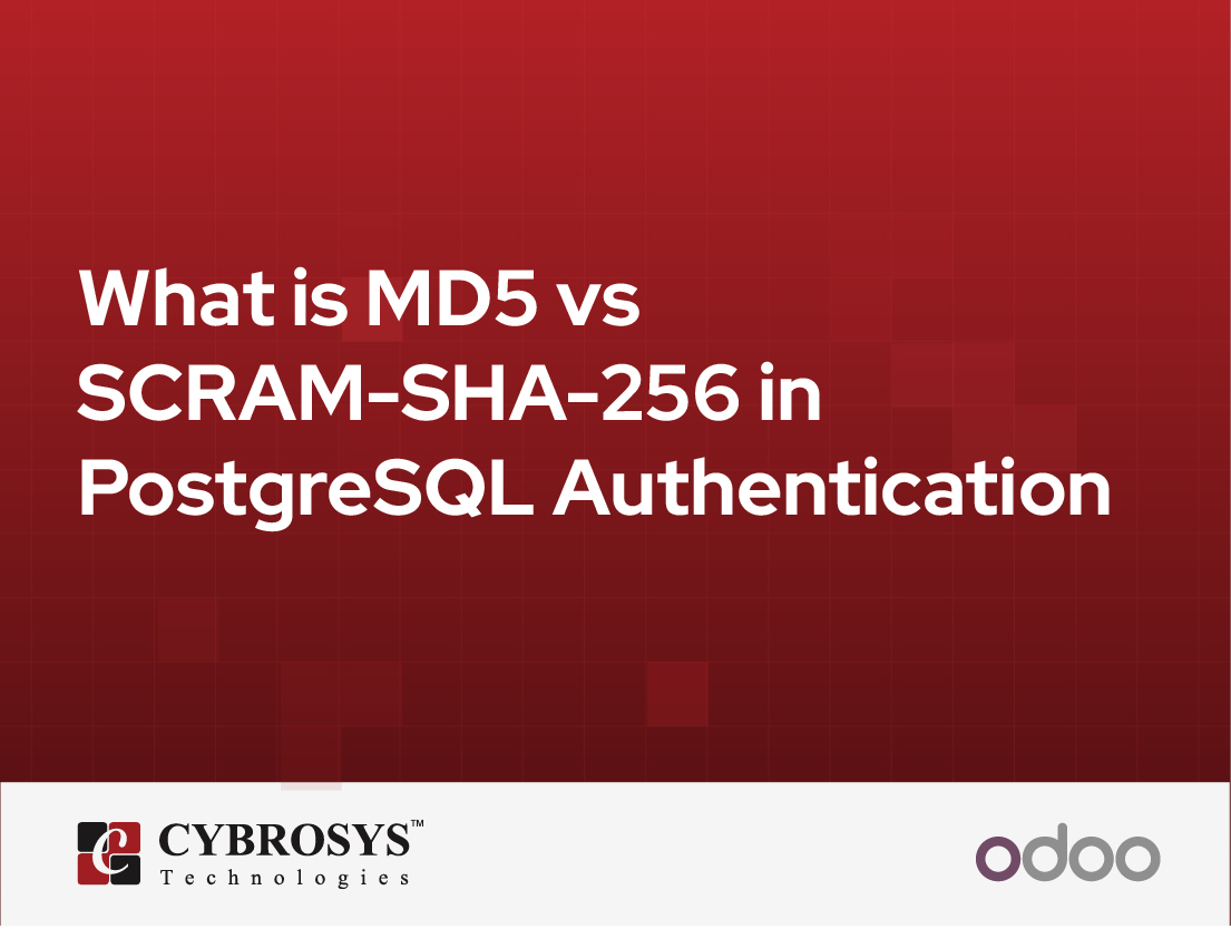  What is MD5 vs SCRAM-SHA-256 in PostgreSQL Authentication