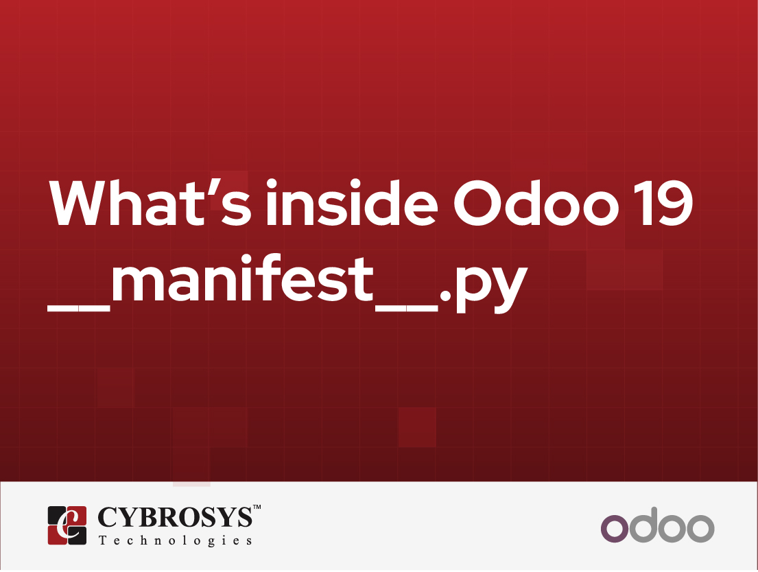  What’s inside Odoo 19 __manifest__.py