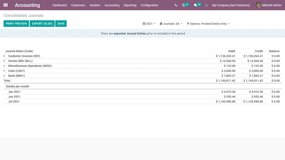 Odoo Accounting