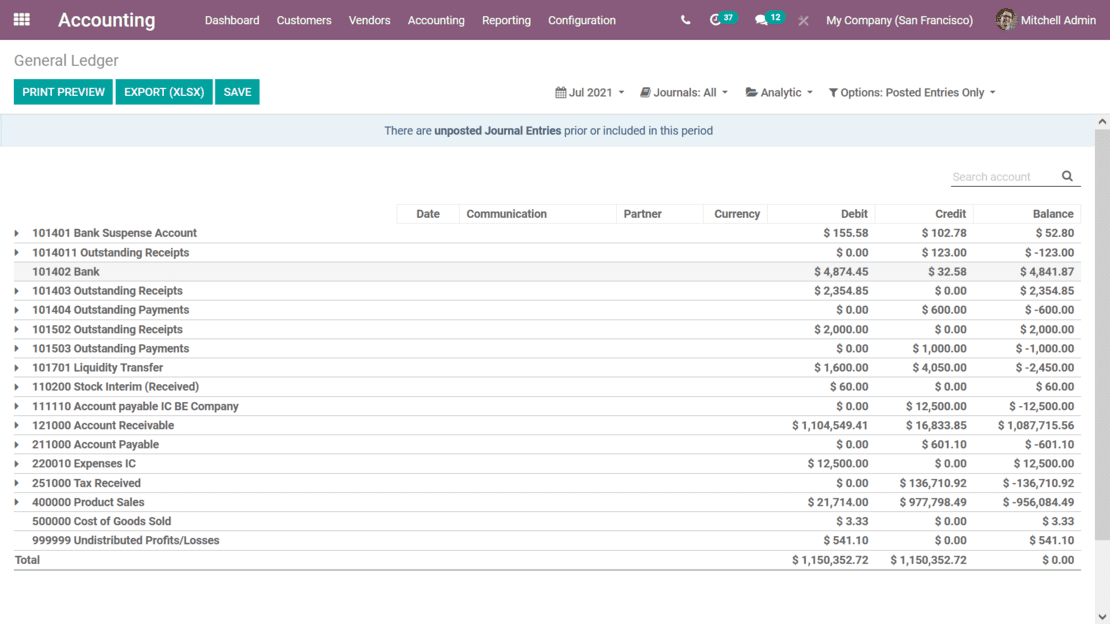 Odoo Accounting