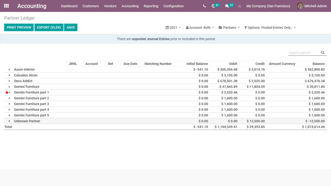 Odoo Accounting