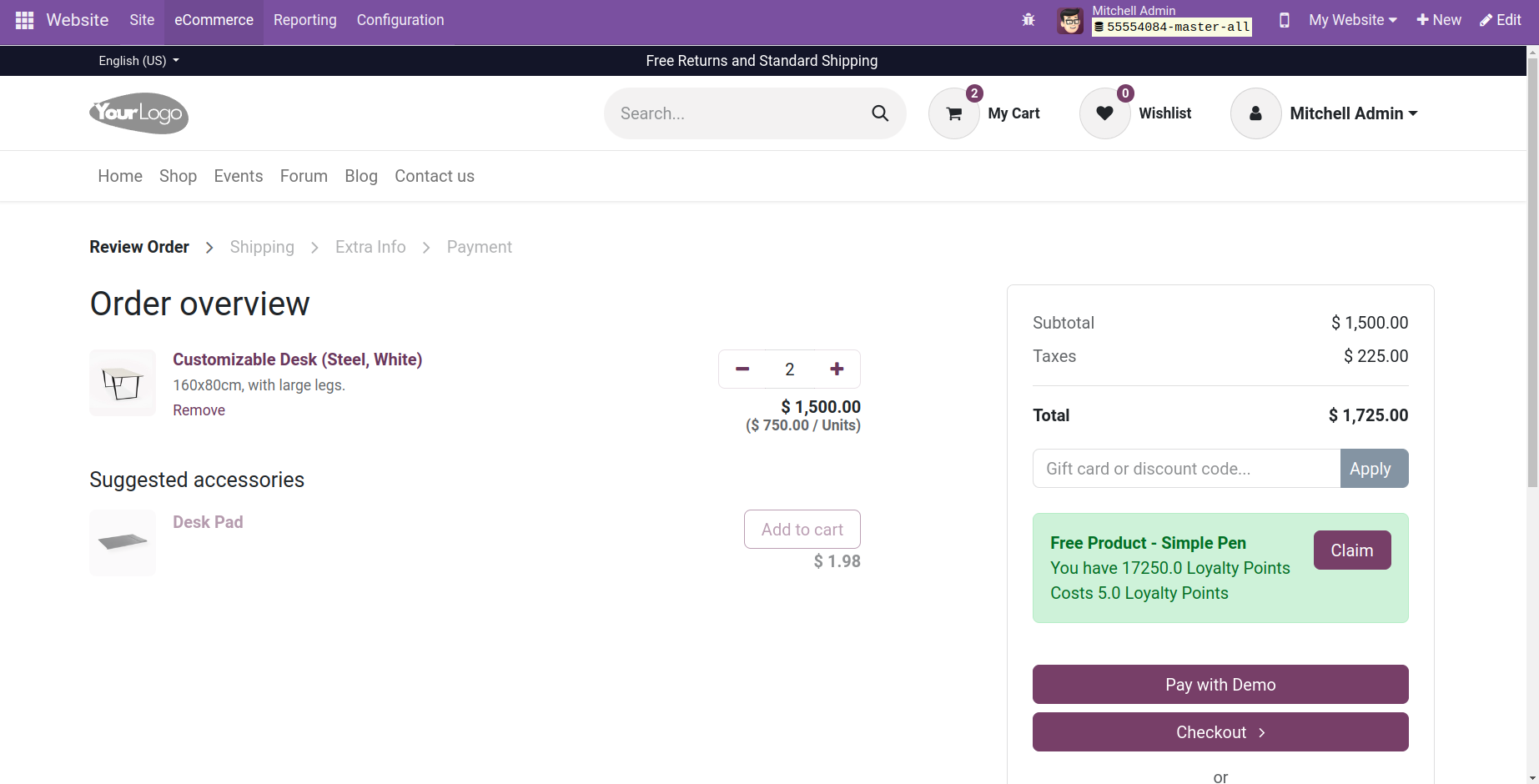 Ecommerce in Odoo 17 | Odoo 17 Community Book