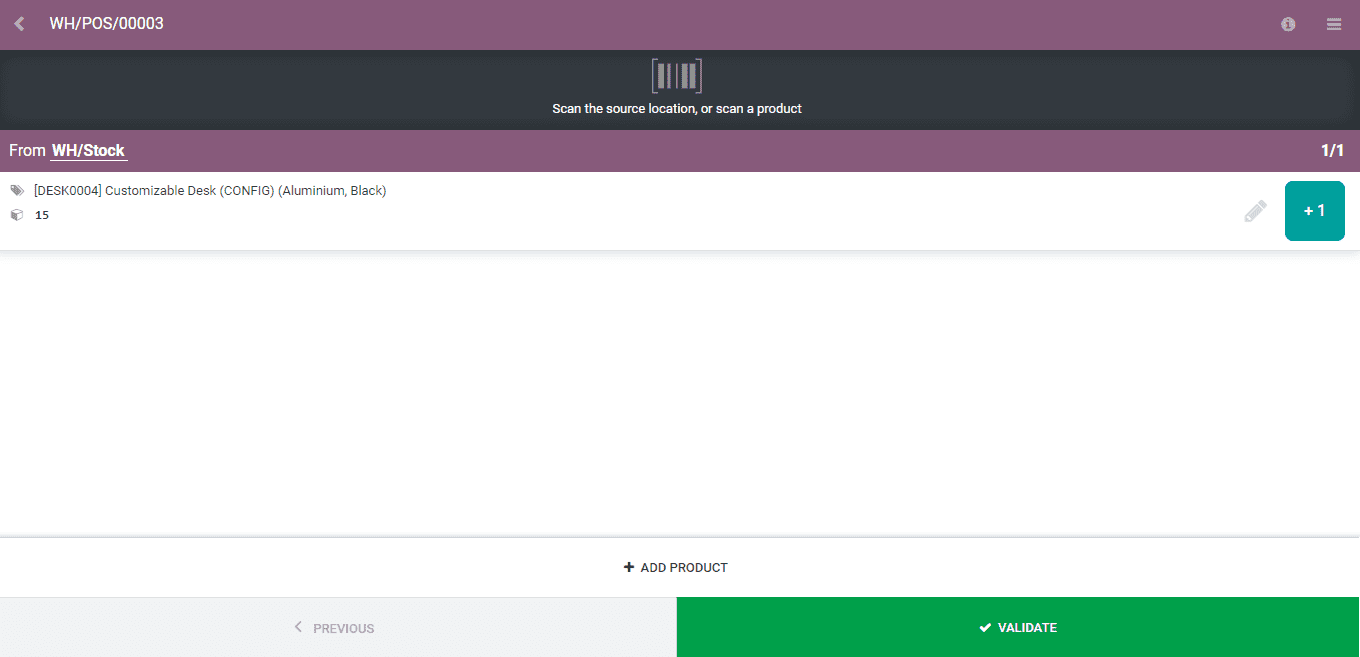 Odoo 条码应用