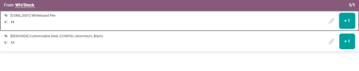 Odoo 条码应用
