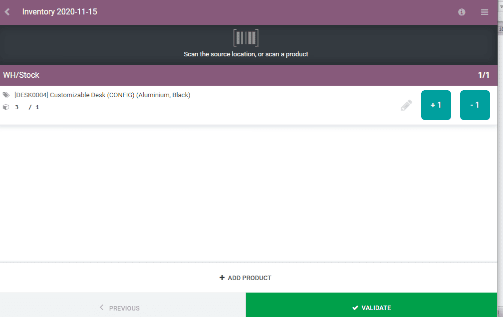 Odoo 条码应用