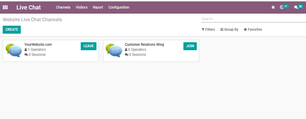 Odoo Live Chat