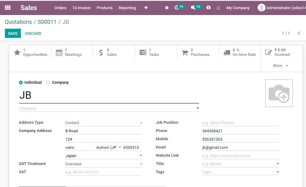 odoo send invoice email