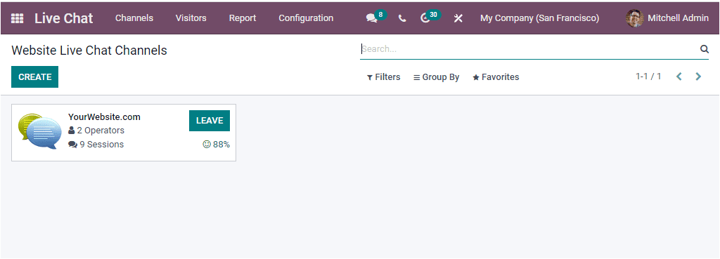 Odoo 15 Live Chat 