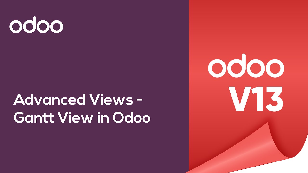 Advanced Views - Gantt View in Odoo 13