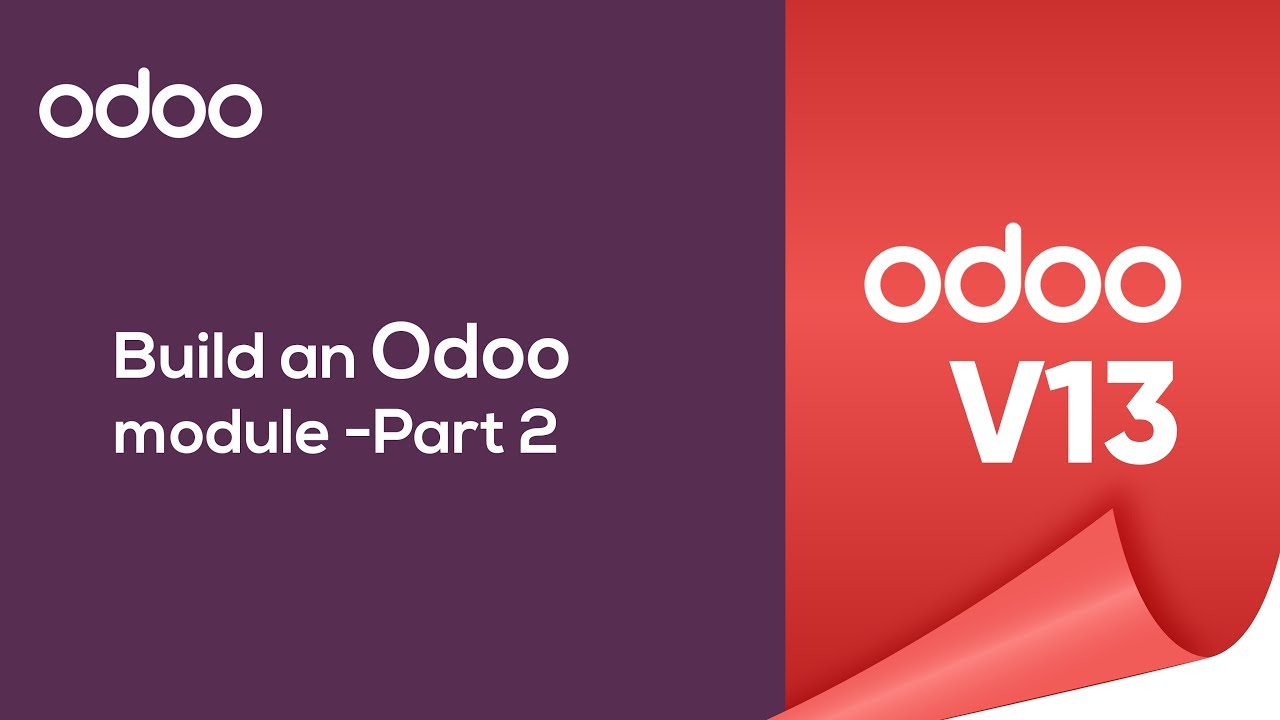 Building a module in Odoo 13