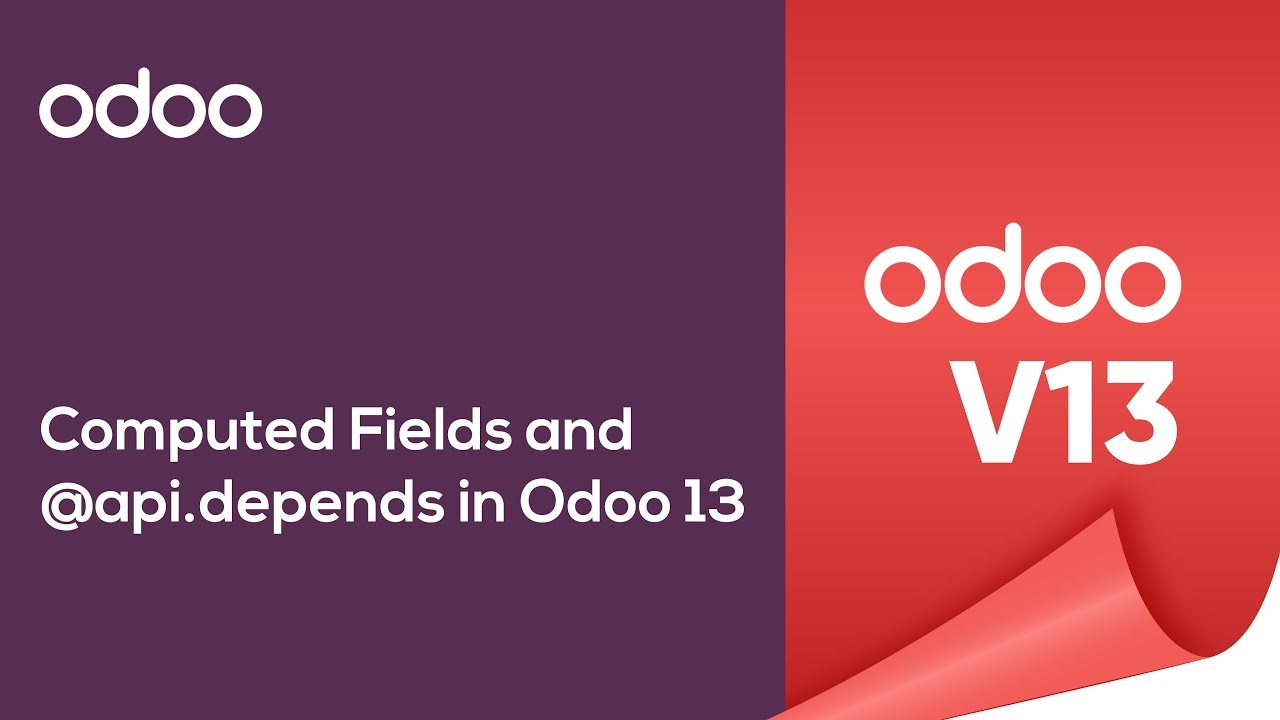 Computed fields and @api.depends in Odoo 13