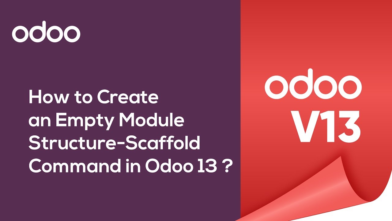 How to Create an Empty Module Structure Scaffold Command in Odoo 13
