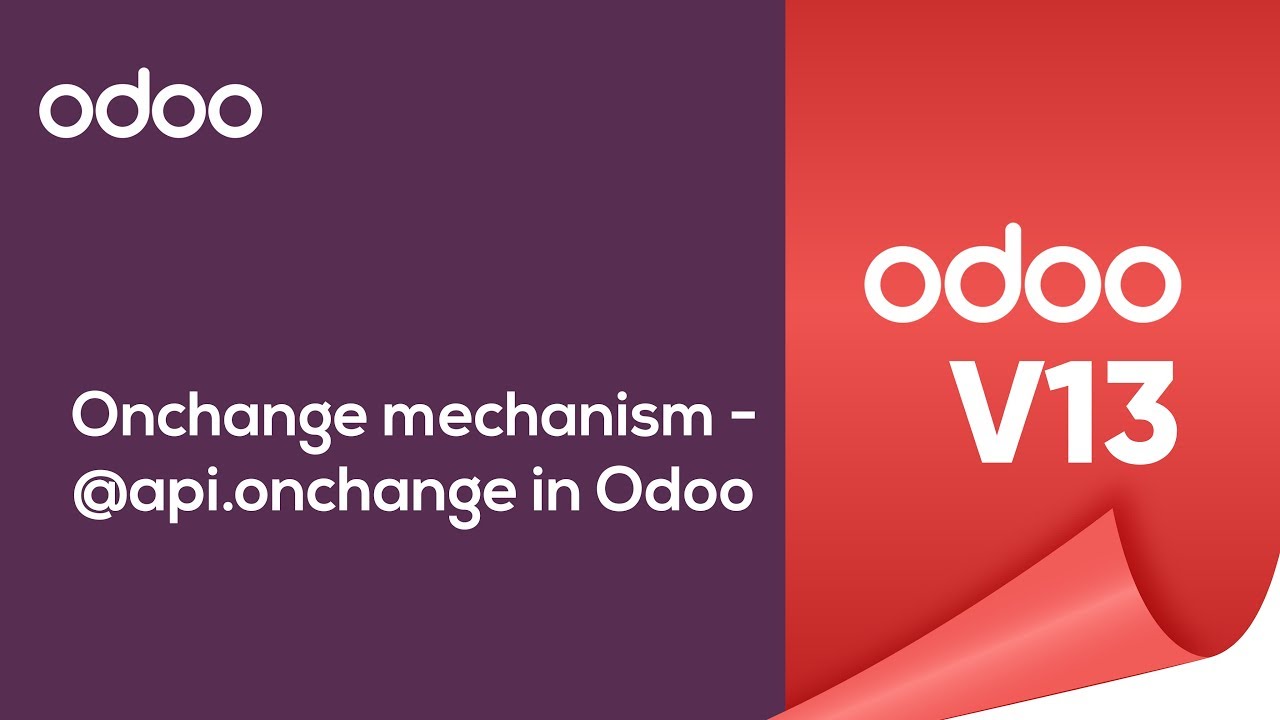 Onchange mechanism - @api.onchange in Odoo