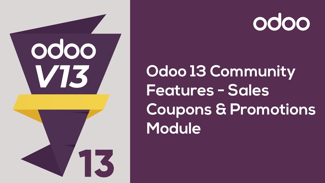 Sales Coupons and Promotions Module in Odoo 13