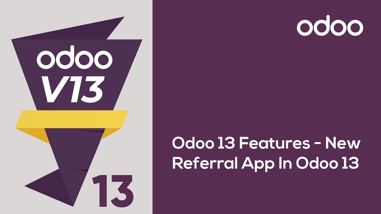 New Referral App in Odoo13