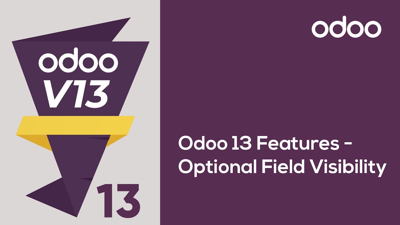 Optional Field Visibility in Odoo 13