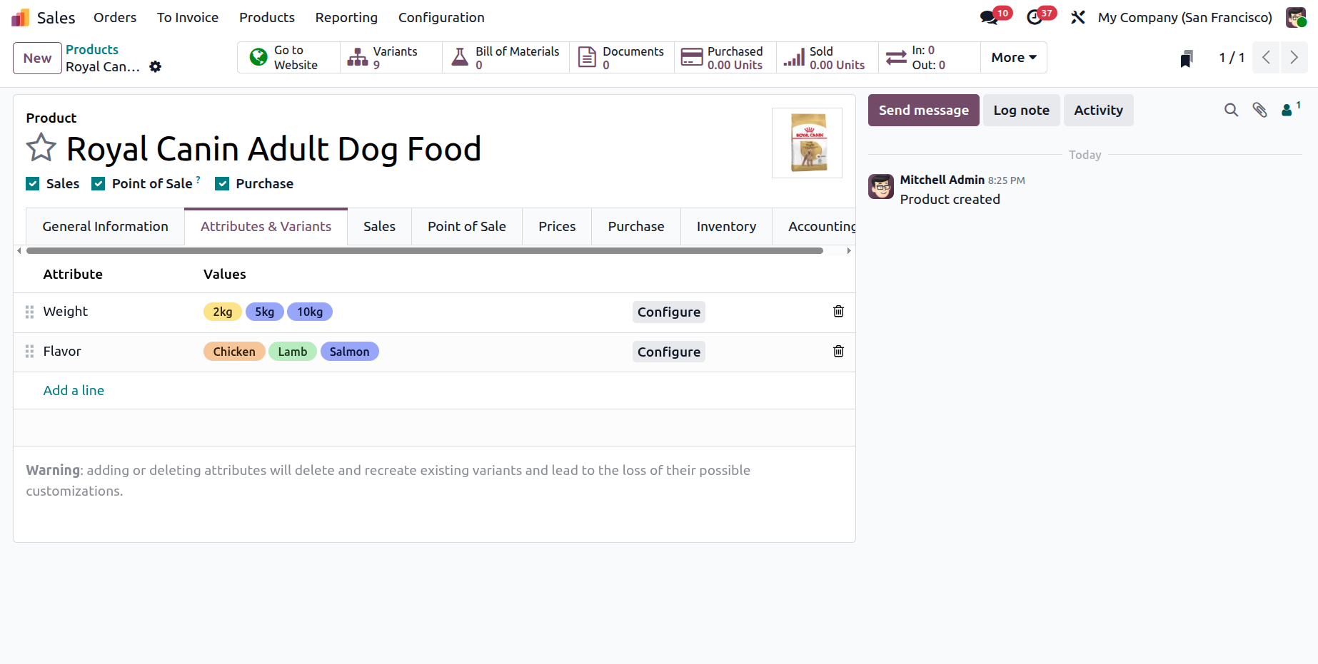 Every size flavor and batch tracked precisely