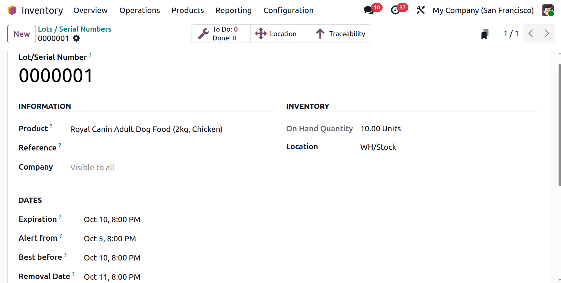Every size flavor and batch tracked precisely