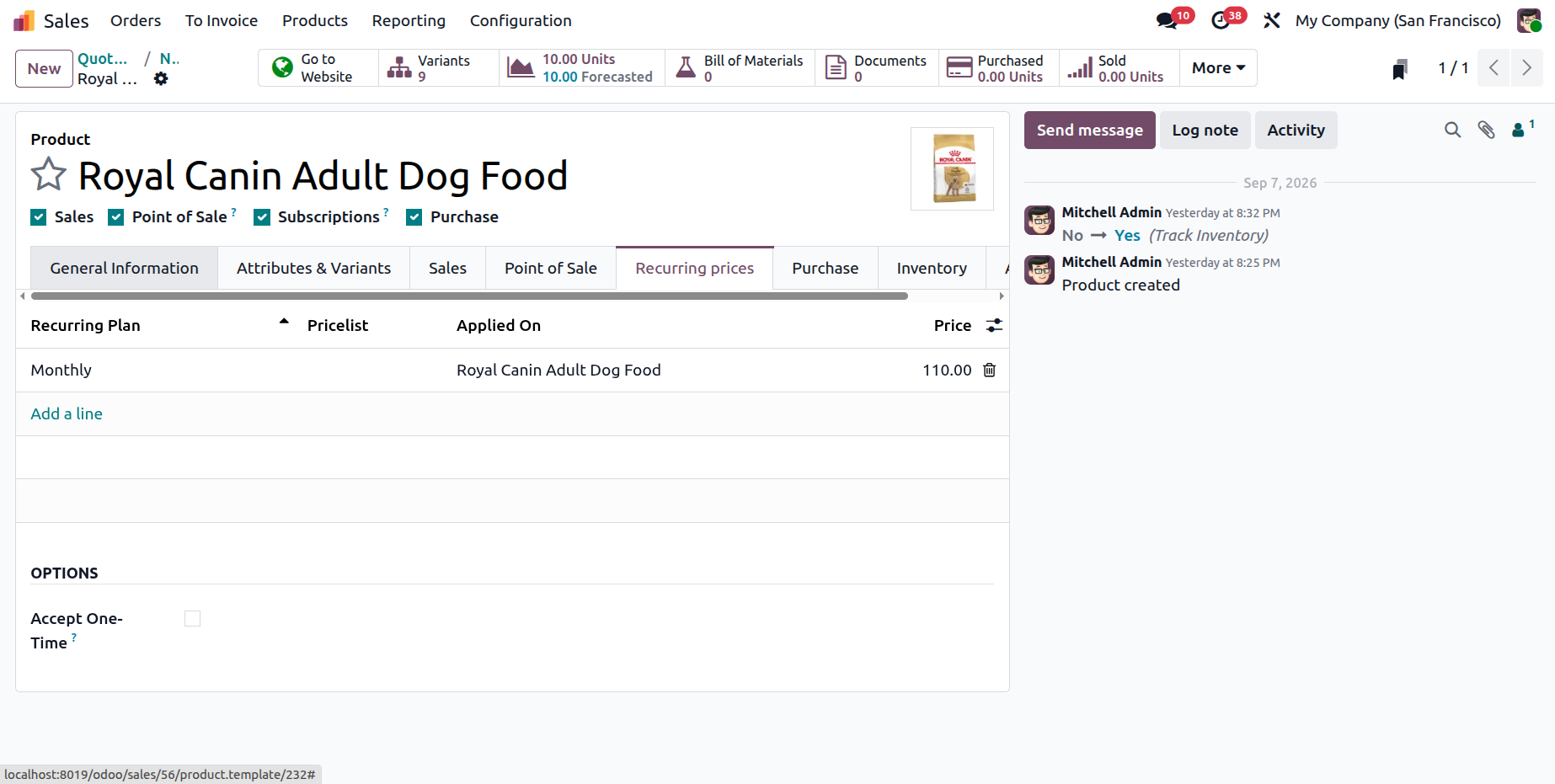 Every size flavor and batch tracked precisely