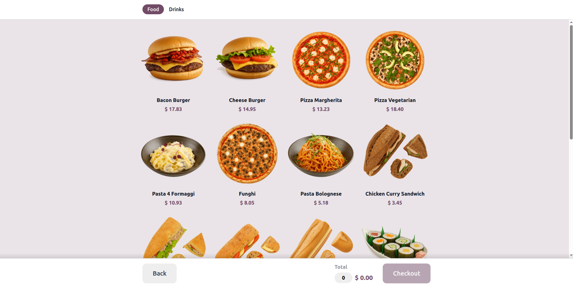 Odoo POS restaurant floor plan and table management