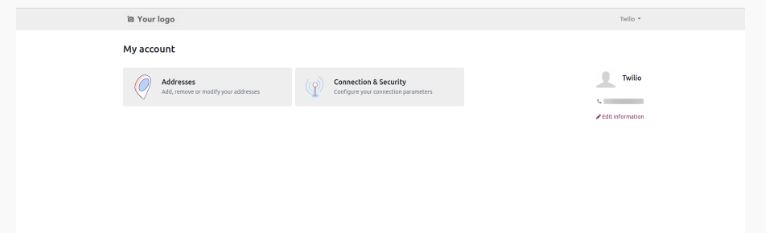 Logging in to Odoo using a registered mobile number