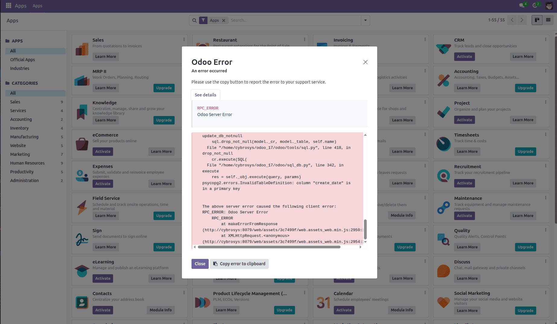 How to Understand Why Partition Fails in Odoo Database-cybrosys