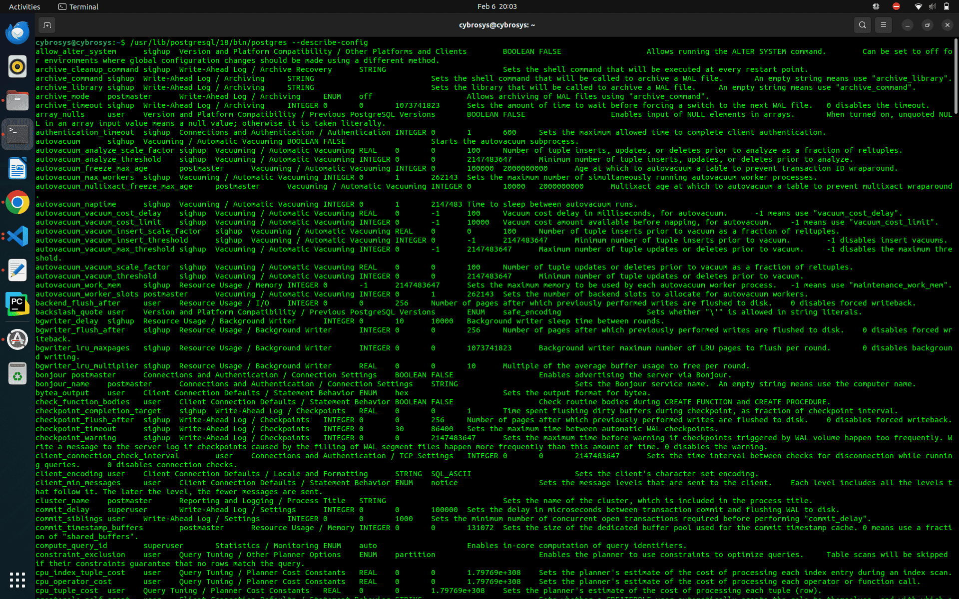 How to Use postgres --describe-config to Audit PostgreSQL Settings-cybrosys