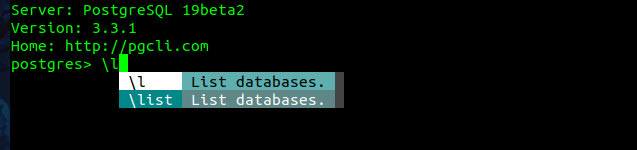 How to Use the pgcli Tool in PostgreSQL-cybrosys